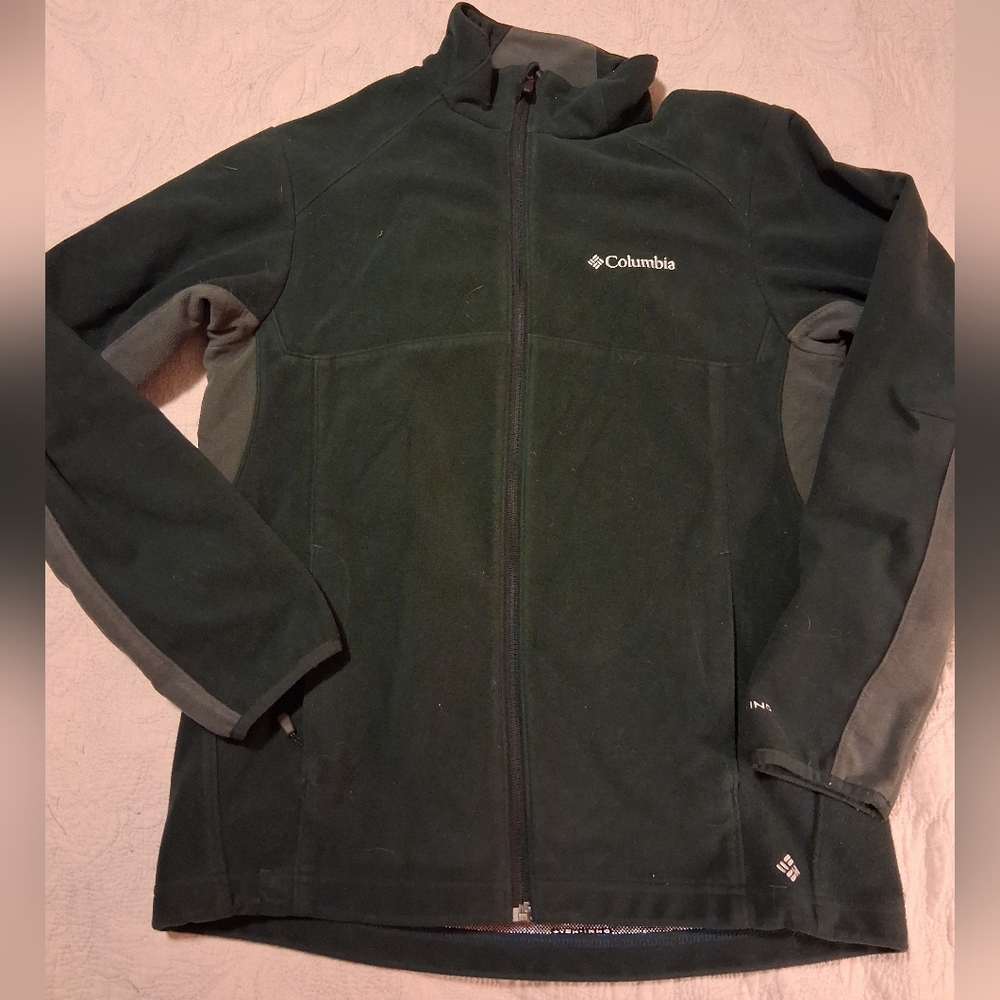 Columbia Omni WIND Block Omni Heat Jacket In Forest Great